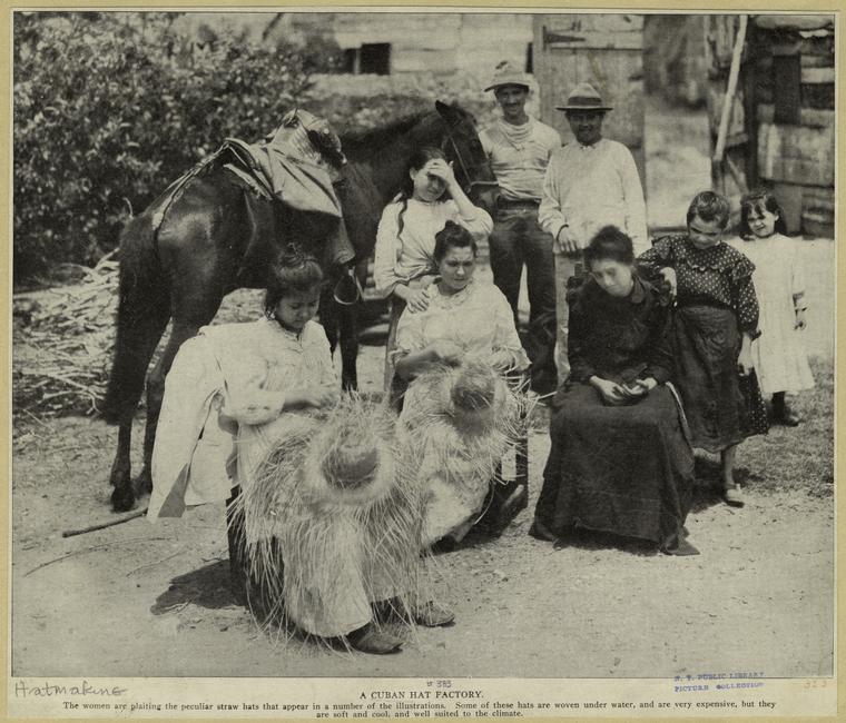 A Cuban hat factory